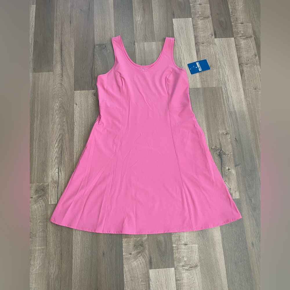 Reel Legends Dress Small Pink Sun Protect Quick Dry Moisture Wicking Pockets New